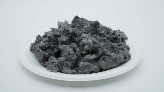 316L High Temperature Resistant Short SS Fibers , 6.5um  3mm Length Anti Static Fiber