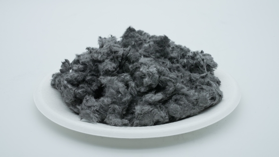 316L High Temperature Resistant Short SS Fibers , 6.5um  3mm Length Anti Static Fiber