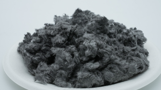 316L High Temperature Resistant Short SS Fibers , 6.5um  3mm Length Anti Static Fiber