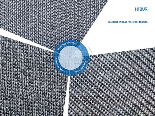Custom Length FeCrAl High Temperature Resistant Metal Fibre Alloy Fabric Made in for Industrial Applications