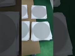 128mm 지름 티타늄 섬유 필트 양쪽 모두에 2um 플래티넘 플래팅